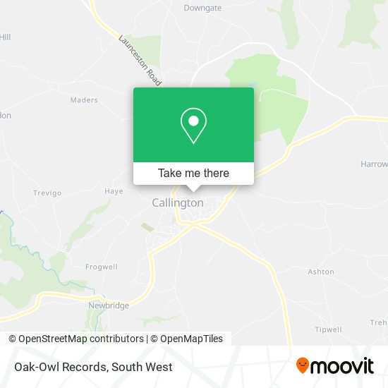 Oak-Owl Records map