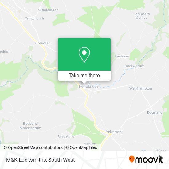 M&K Locksmiths map