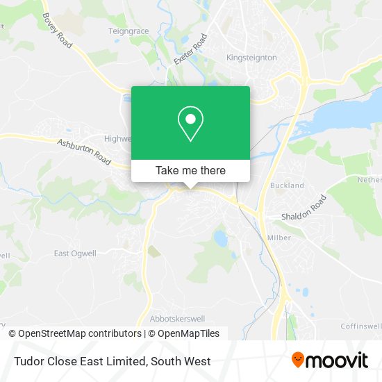 Tudor Close East Limited map