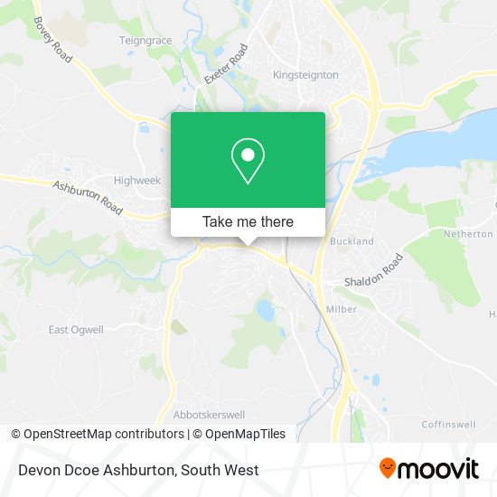 Devon Dcoe Ashburton map