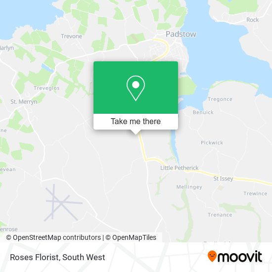 Roses Florist map