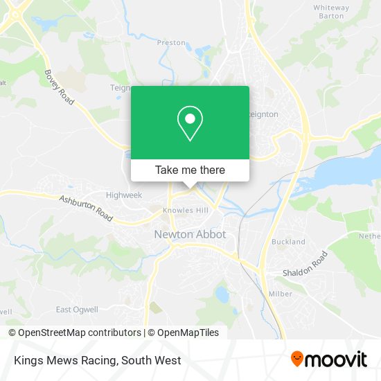 Kings Mews Racing map
