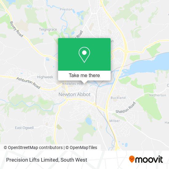 Precision Lifts Limited map