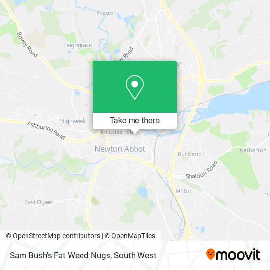 Sam Bush's Fat Weed Nugs map