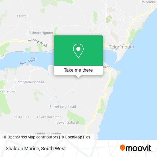 Shaldon Marine map