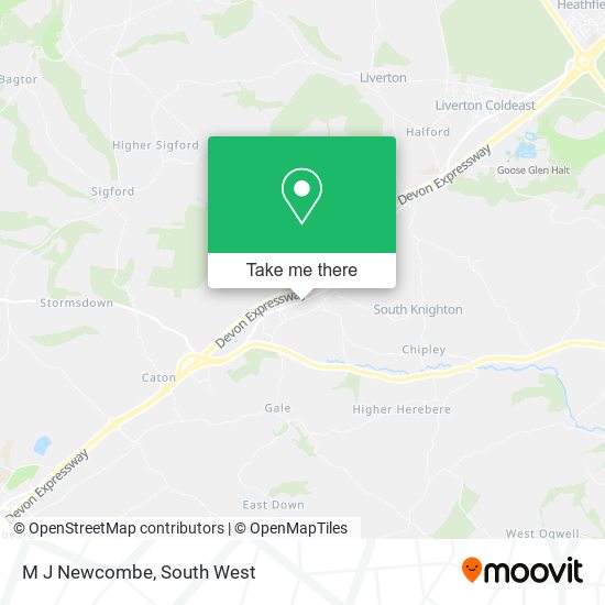M J Newcombe map