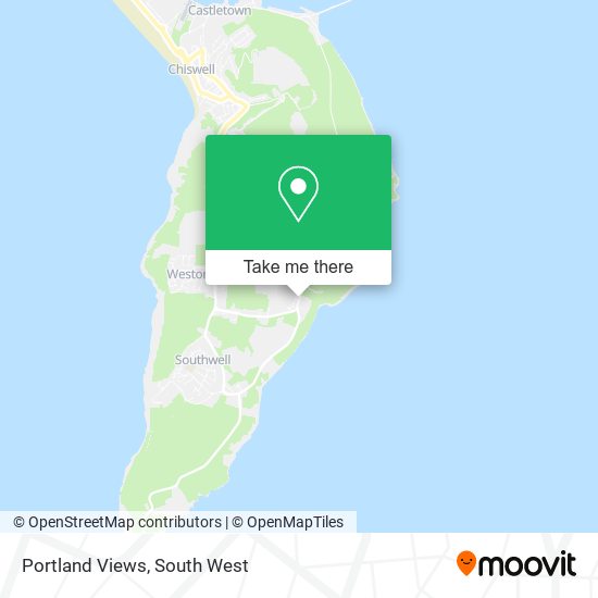 Portland Views map