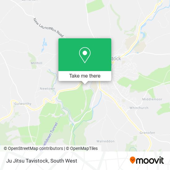 Ju Jitsu Tavistock map