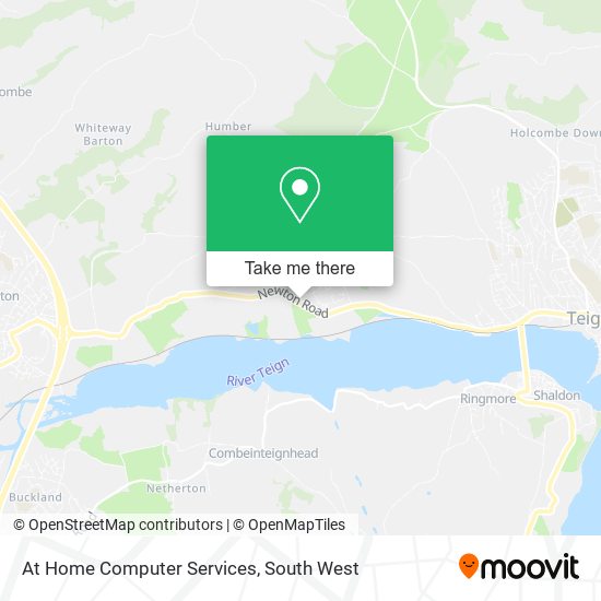 At Home Computer Services map