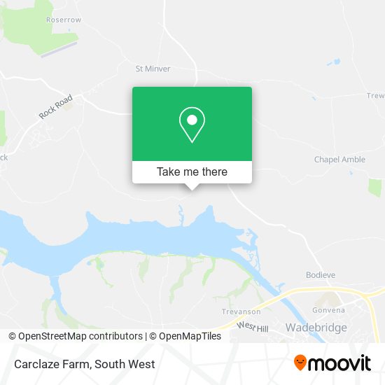 Carclaze Farm map