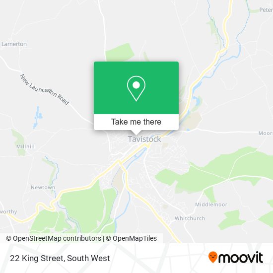 22 King Street map