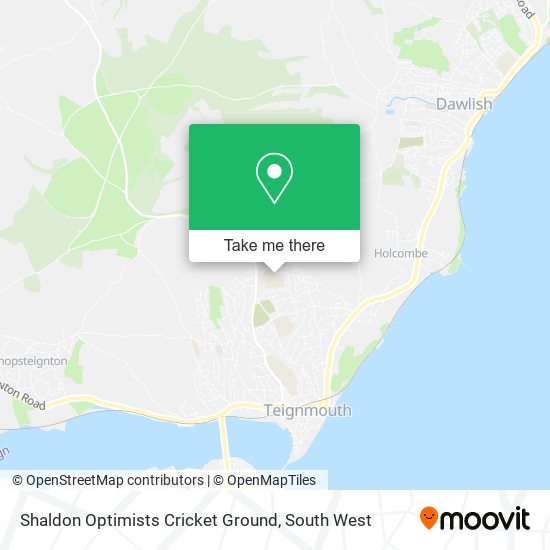 Shaldon Optimists Cricket Ground map