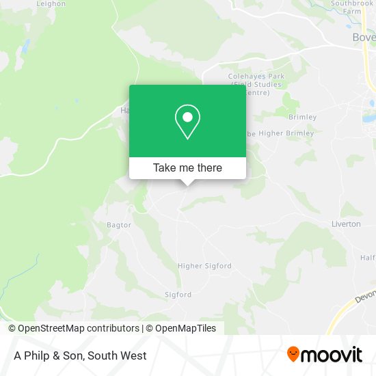 A Philp & Son map