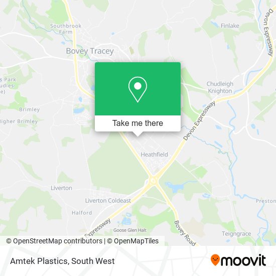 Amtek Plastics map