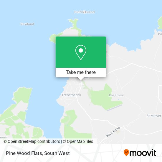Pine Wood Flats map