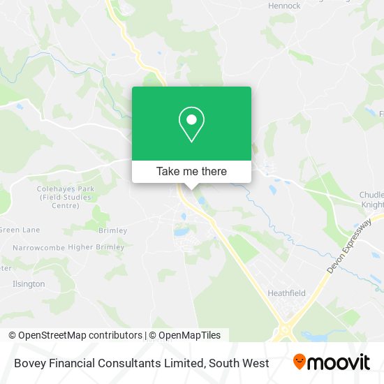 Bovey Financial Consultants Limited map