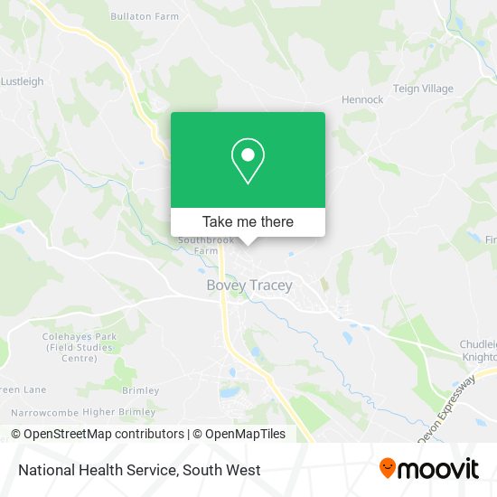 National Health Service map