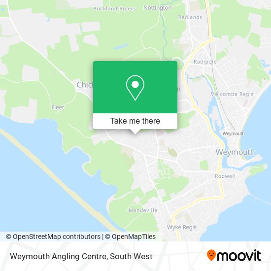 Weymouth Angling Centre map
