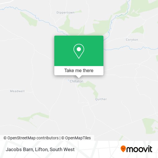 Jacobs Barn, Lifton map