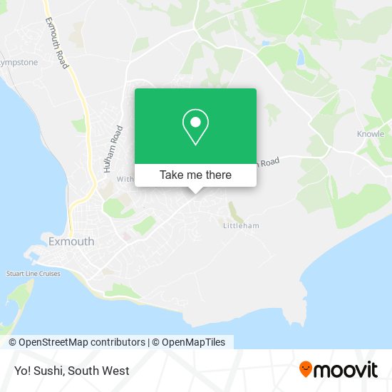Yo! Sushi map