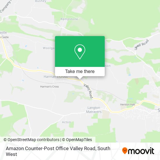 Amazon Counter-Post Office Valley Road map