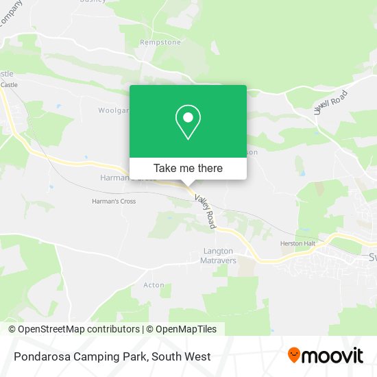Pondarosa Camping Park map