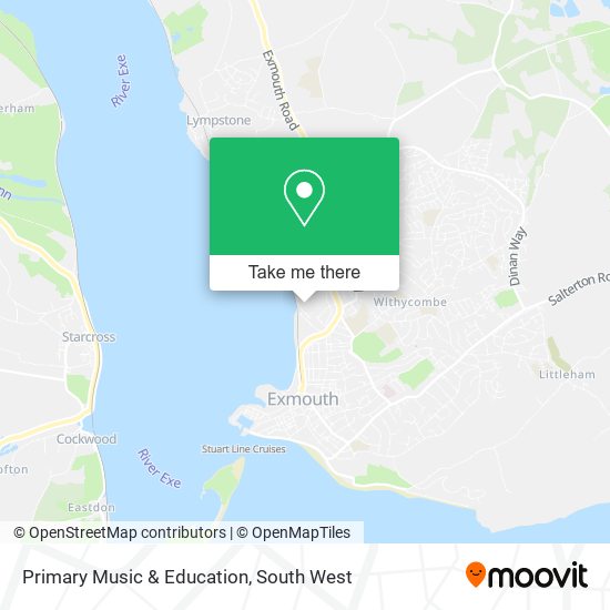 Primary Music & Education map