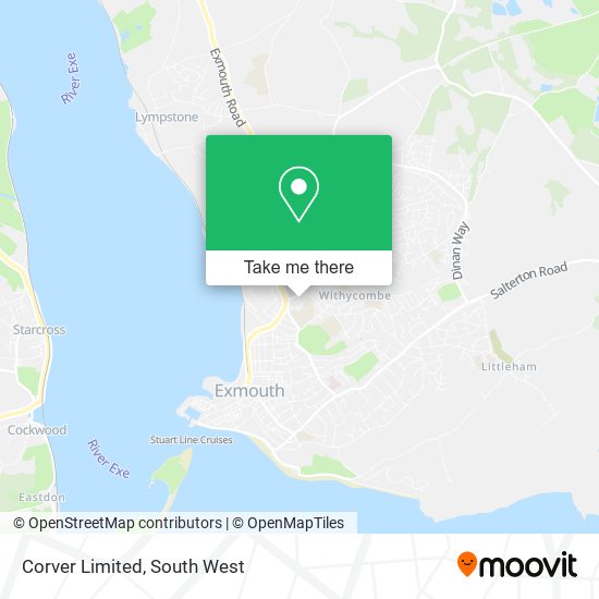 Corver Limited map