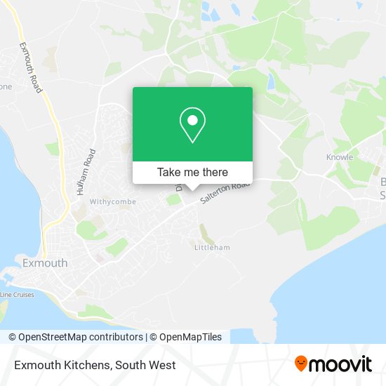 Exmouth Kitchens map