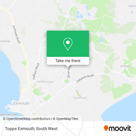 Topps Exmouth map