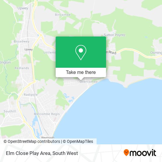 Elm Close Play Area map