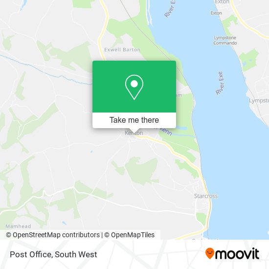 Post Office map