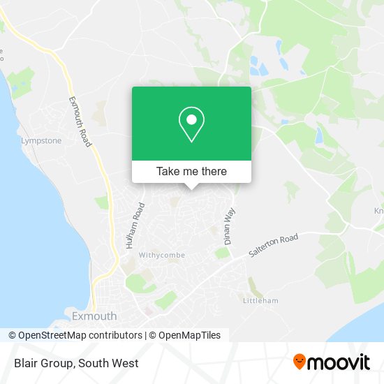 Blair Group map