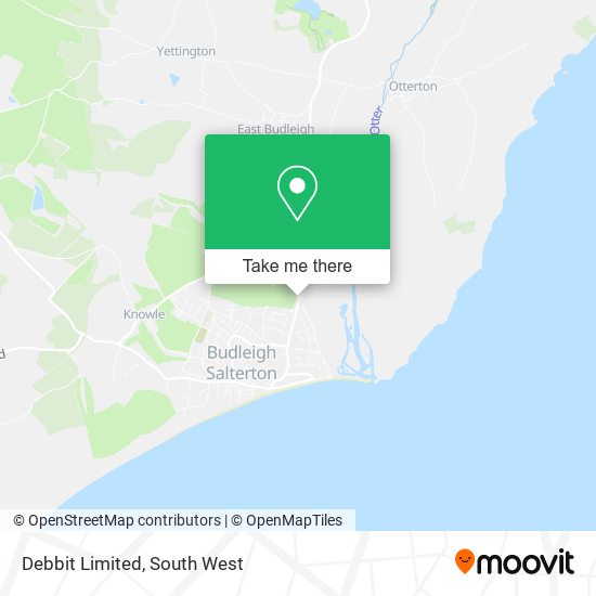 Debbit Limited map