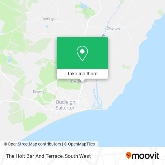 The Holt Bar And Terrace map