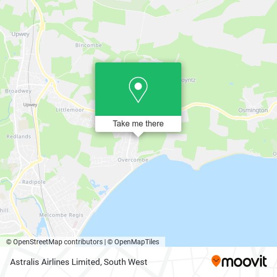 Astralis Airlines Limited map