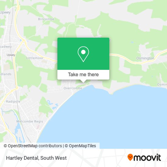 Hartley Dental map