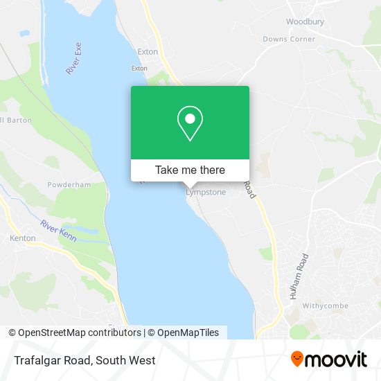 Trafalgar Road map