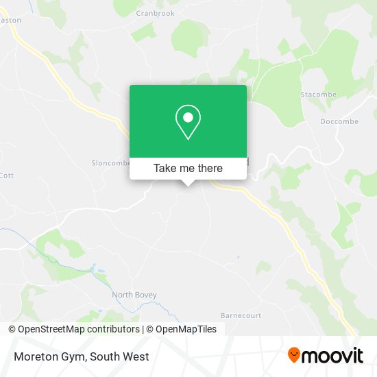 Moreton Gym map
