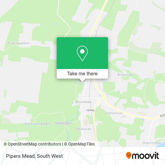 Pipers Mead map