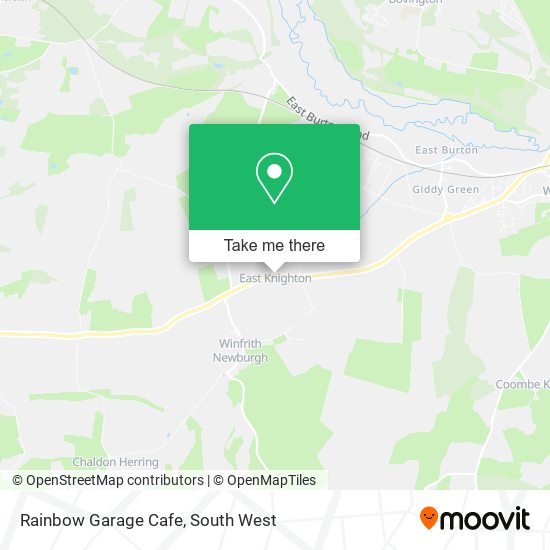 Rainbow Garage Cafe map