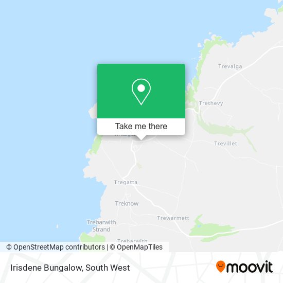 Irisdene Bungalow map