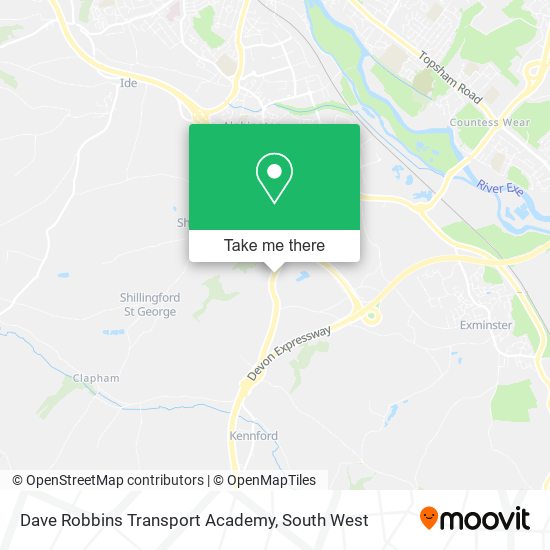 Dave Robbins Transport Academy map