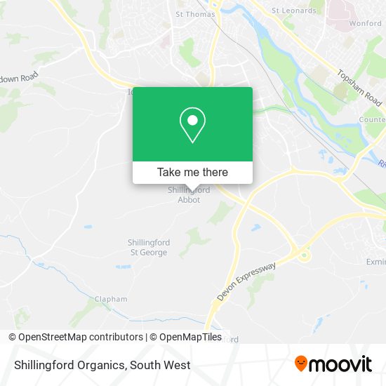 Shillingford Organics map