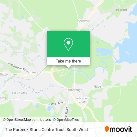 The Purbeck Stone Centre Trust map