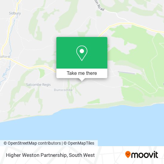 Higher Weston Partnership map