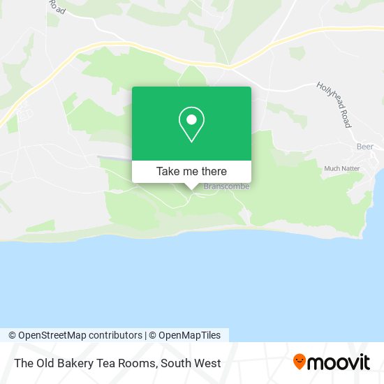 The Old Bakery Tea Rooms map