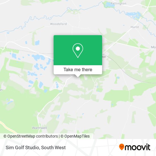 Sim Golf Studio map