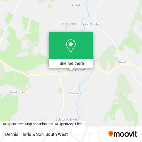 Dennis Harris & Son map