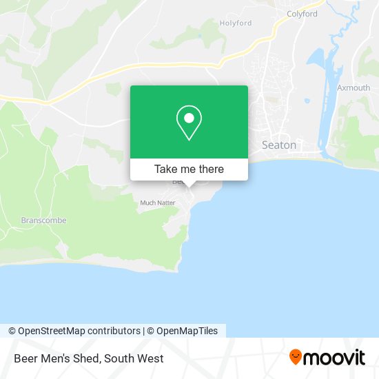 Beer Men's Shed map
